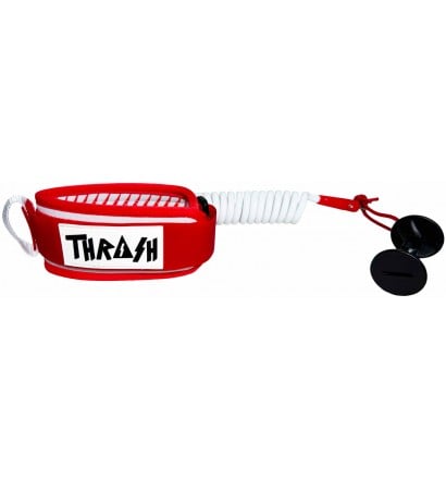 Bodyboard leash Thrash Biceps V-Grip Red/White