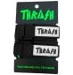 Thrash fin leash V-Grip Black Logo White