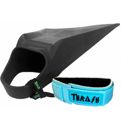 Fascetta blocca pinne Thrash V-Grip Black Logo White