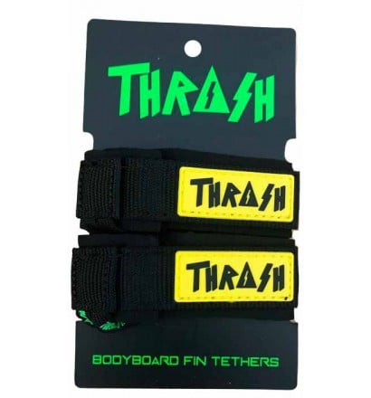 Fascetta blocca pinne Thrash V-Grip Black Logo White