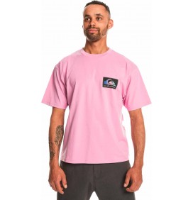 T-shirt quiksilver back flash violet