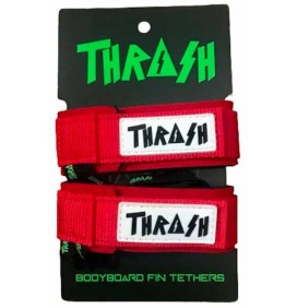 Fascetta blocca pinne Thrash V-Grip Black Logo White