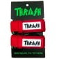 Thrash fin leash V-Grip Black Logo White