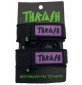 Thrash fin leash V-Grip Black Logo White