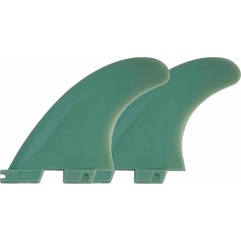 Dérives M-Fins Quad Rear Click Tab Light Green