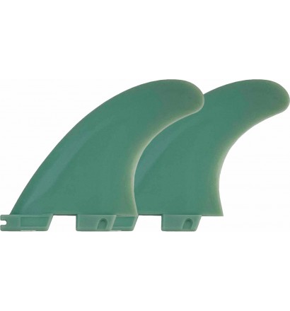 Dérives M-Fins Quad Rear Click Tab Light Green