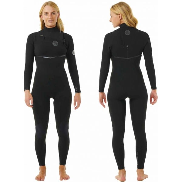 Imagén: Fato Surf Rip Curl E-Bomb Women 4/3mm Chest Zip