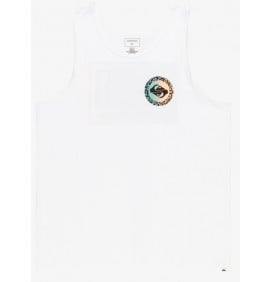 Camiseta quiksilver Long Fade white