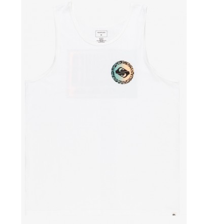 Camiseta quiksilver Long Fade white