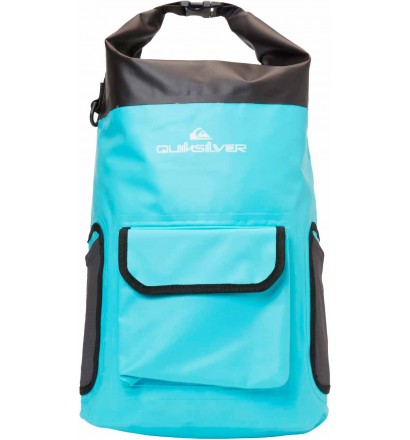 zaino impermeabile quiksilver sea stash turquesa 22L