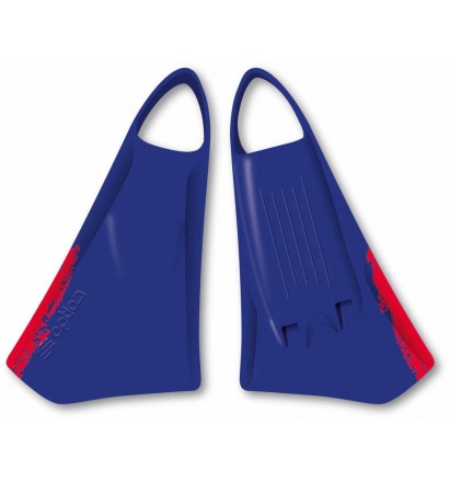 Option 2 bodyboard fins Royal Blue/Red