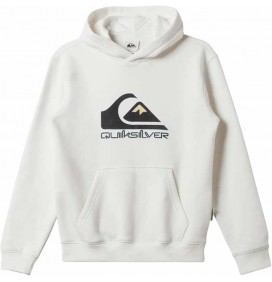 Sudadera Quiksilver big logo Beige