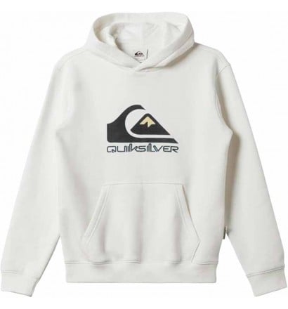 Felpa Quiksilver big logo Beige