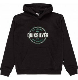 Felpa Quiksilver Circle Up Black