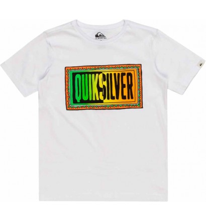 Camiseta quiksilver Day Tripper white Junior