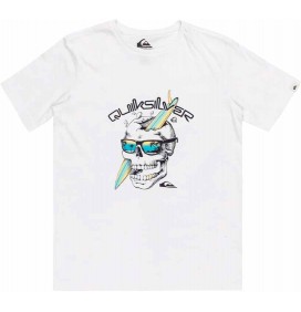 Camiseta quiksilver One Last Surf white Junior