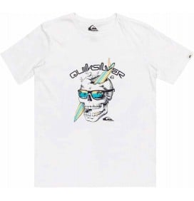 Quiksilver One Last Surf white Junior T-shirt