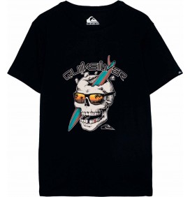 Camiseta quiksilver One Last Surf black Junior