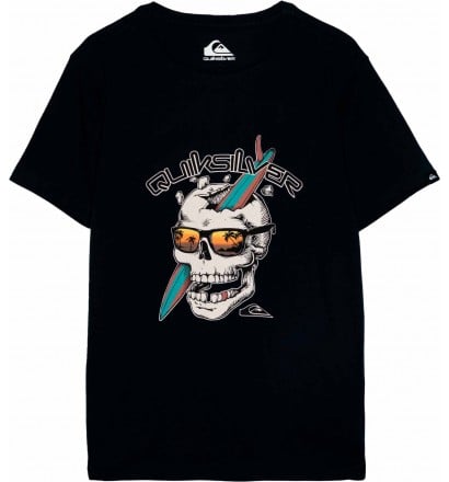 Camiseta quiksilver One Last Surf black Junior