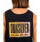 Camiseta quiksilver Long Fade black