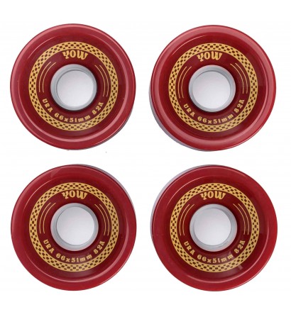 Rodas Yow URA 66mm 82a Ketchup