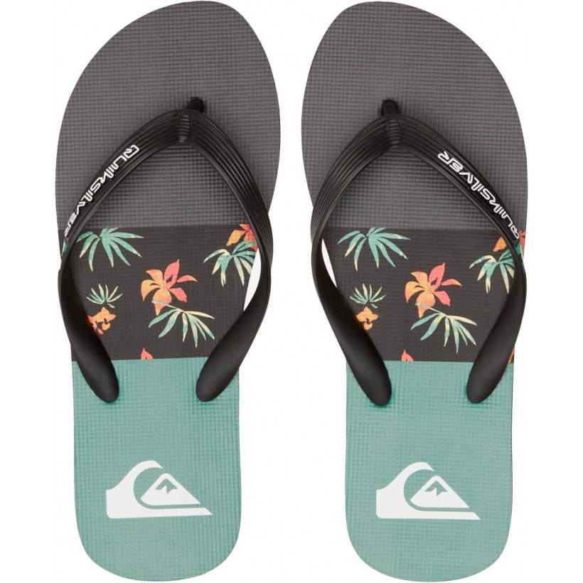 Tongs Quiksilver Molokai Art Blue 1