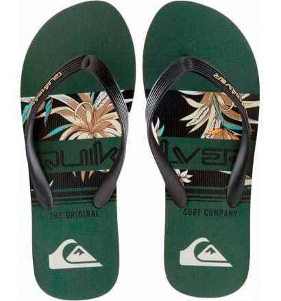 Tongs Quiksilver Molokai Art Blue 1