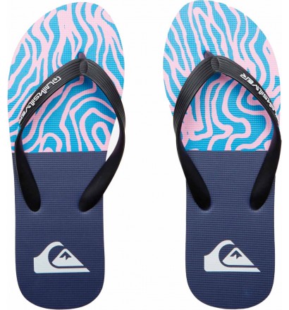 flip flops Quiksilver Molokai Art Blue 1