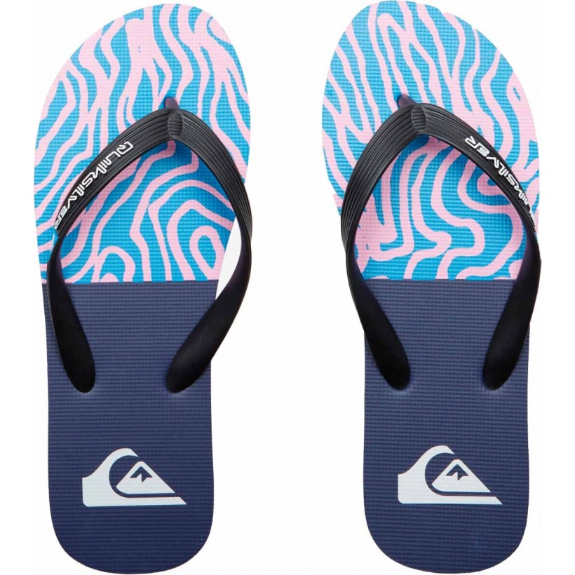 Flip Flops Quiksilver Molokai Art Blue 1