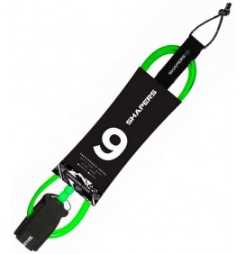 Leash de surf Shapers Longboard Lime