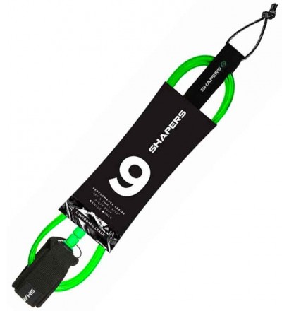 Leash de surf Shaper Longboard Lime