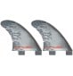 Ailerons de surf FCS PC Quad Rear