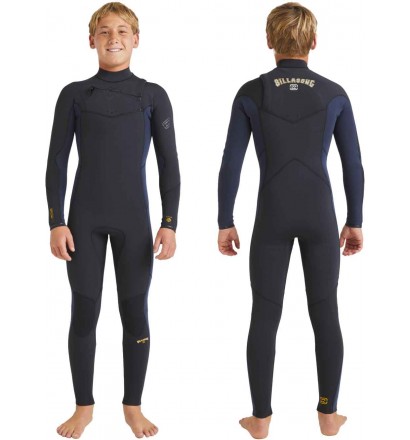 Fato Surf Billabong Absolute Natural 4/3mm CZ Junior Dark Navy