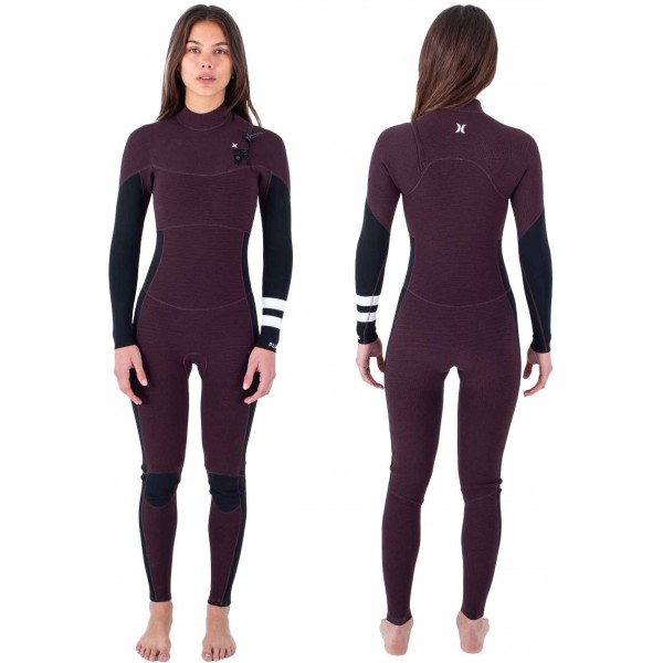 Imagén: Fato Surf Hurley Plus 3/2mm Womens BLACK/MAHOGANY