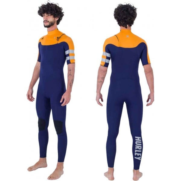 Imagén: Fato Surf Hurley Advantage 2/2mm SS Fullsuit Flag Blue