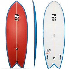 Surfboard Retro Fish MS Black Bass