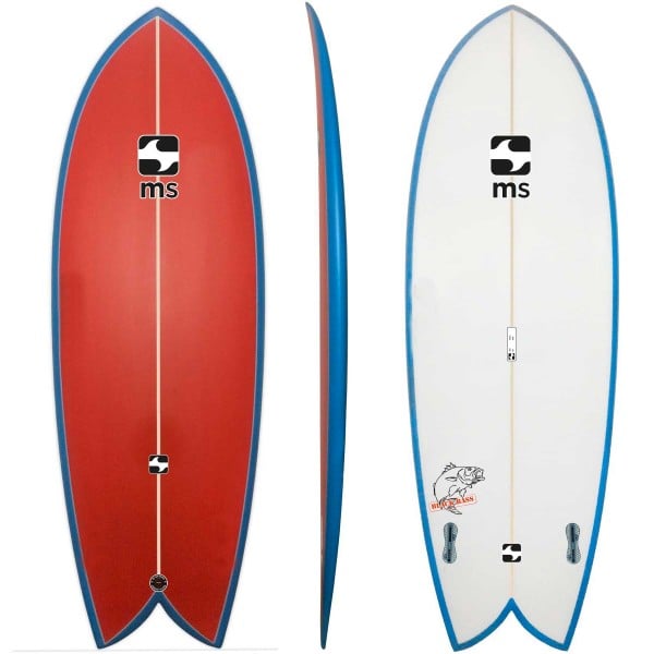 Imagén: Planche de surf Retro Fish MS Black Bass Retro Twin