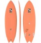 Surfboard Retro Fish MS Black Bass