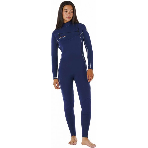 Imagén: Fato Surf Rip Curl Dawn Patrol Women 4/3mm CZ Navy