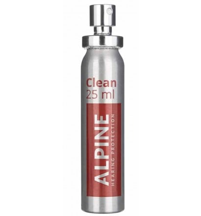 Spray de limpeza Alpine para tampões de ouvido