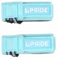 Knijpende vinnen Pride Fin Tethers Aqua Blue