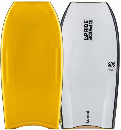 Bodyboard Pride Koned PP SDC+ Tangerine/White