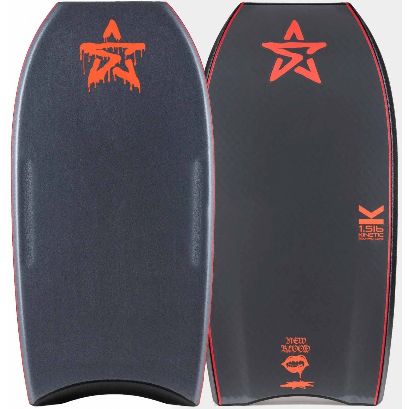 Tabelle Bodyboard Stealth New Blood Kinetic PP Gunmetal Grey/Grey