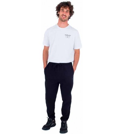 Pantalon de chandal Hurley Solid Fleece jogger Black