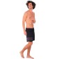 Badehose Hurley Phantom Block Party Renegade 18'' BLACK