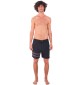 Badehose Hurley Phantom Block Party Renegade 18'' BLACK