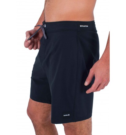 Badehose Hurley Phantom Eco O&O Solid 18'' Black