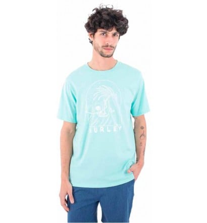 Camisa Hurley LaidTo Rest Tropical Mist Htr