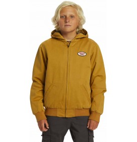 Jacket Quiksilver let´s go to school Youth Bone brown