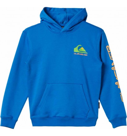 Felpa Quiksilver Omni logo Hoodie Youth Nebulas Blue